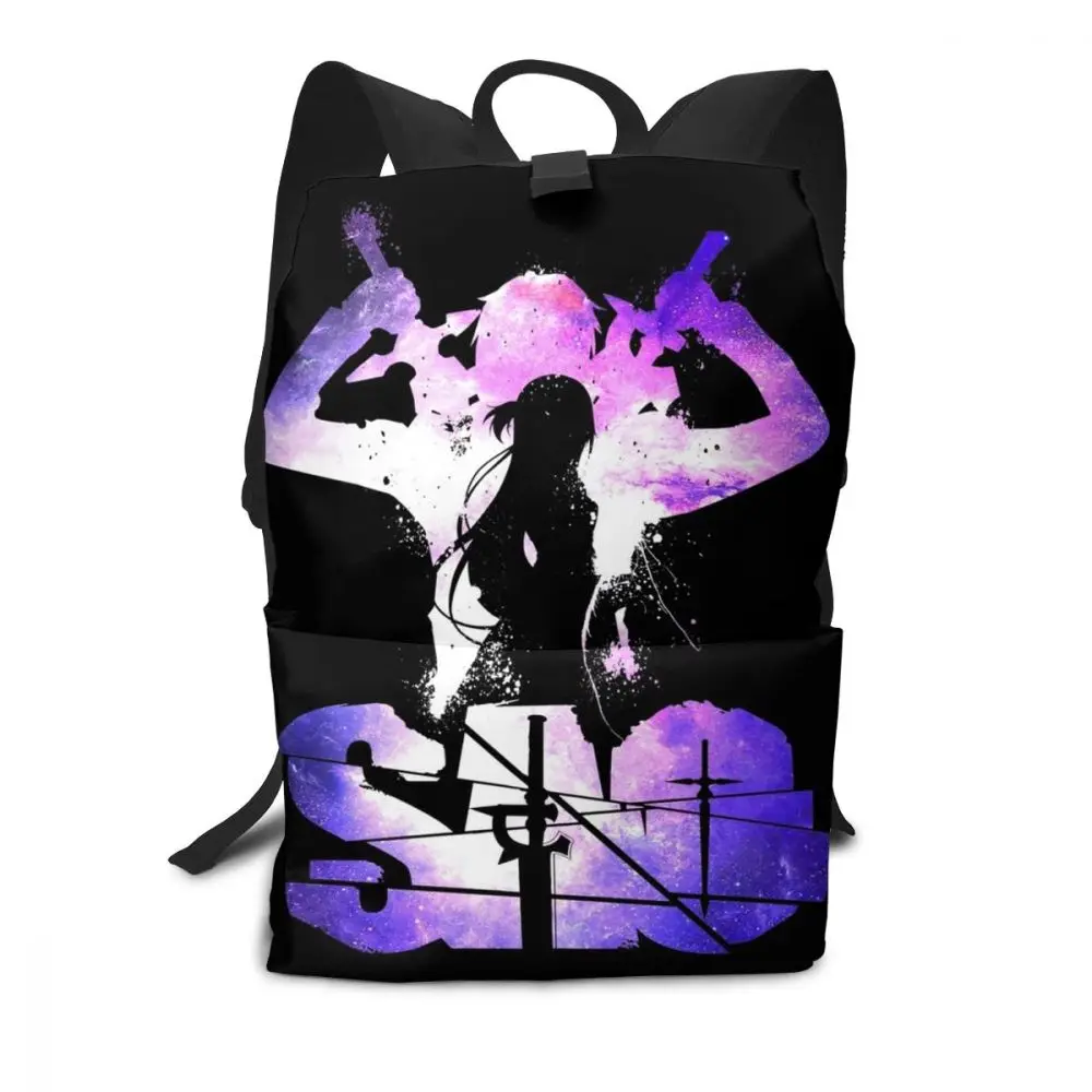 

Sao Kirito Backpack SAO Backpacks Street Print Bag Multi Purpose Teenage Trendy Man - Woman High quality Bags