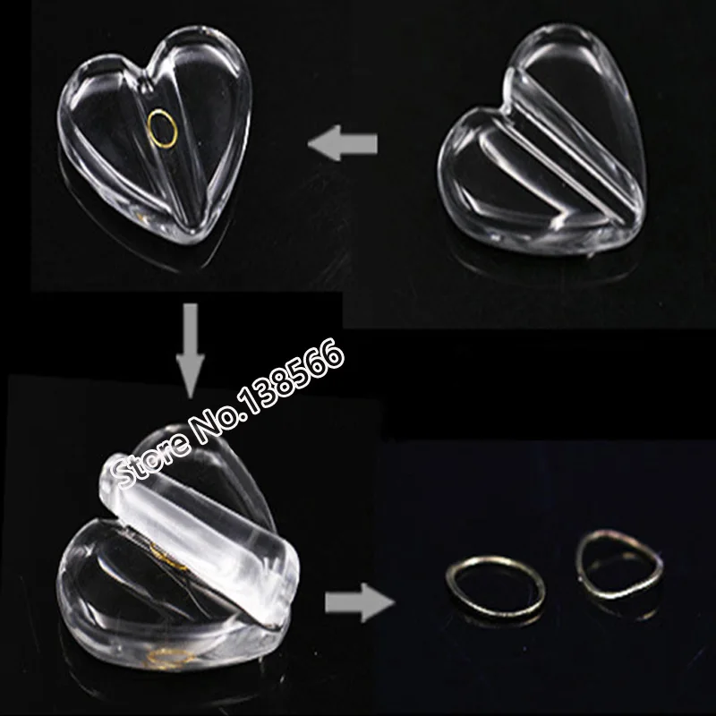 Прозрачные Акриловые металлические кольца рамки украшения Shaper Curving инструмент 3d