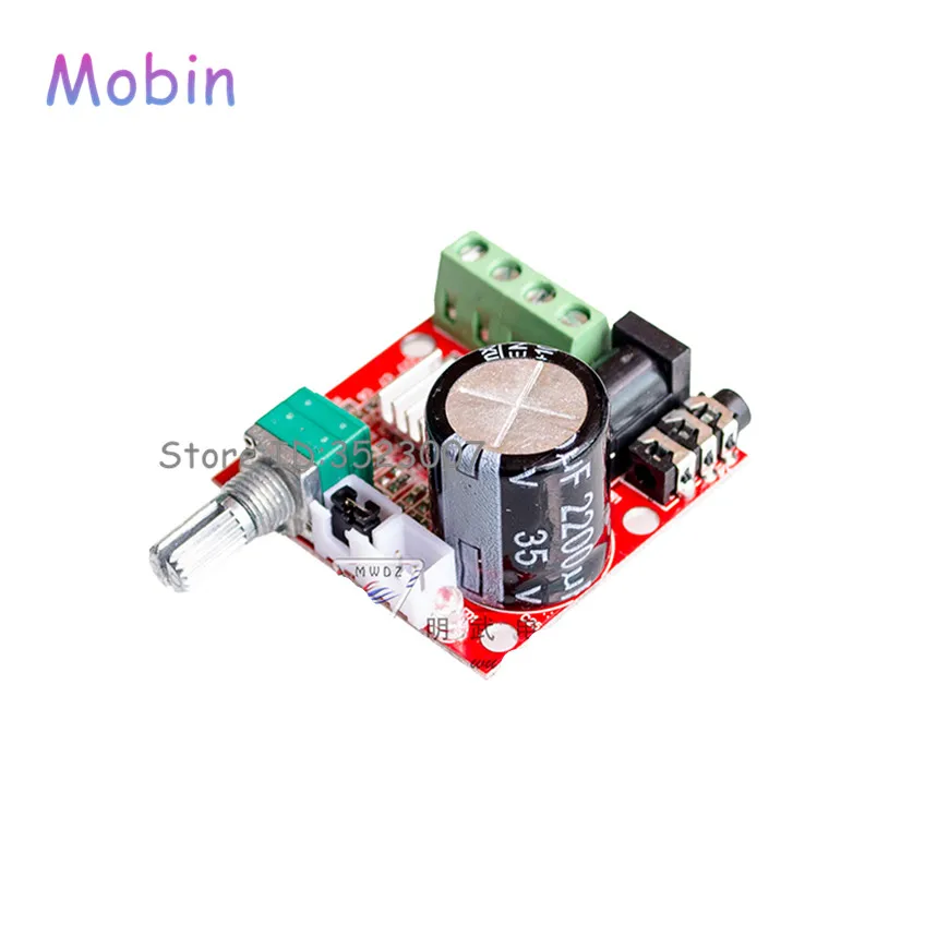 10PCS/LOT PAM8610 Audio Stereo Amplifier Board Module Dual D Class Channel 2X10W 12V Best quality Free shipping | Электроника
