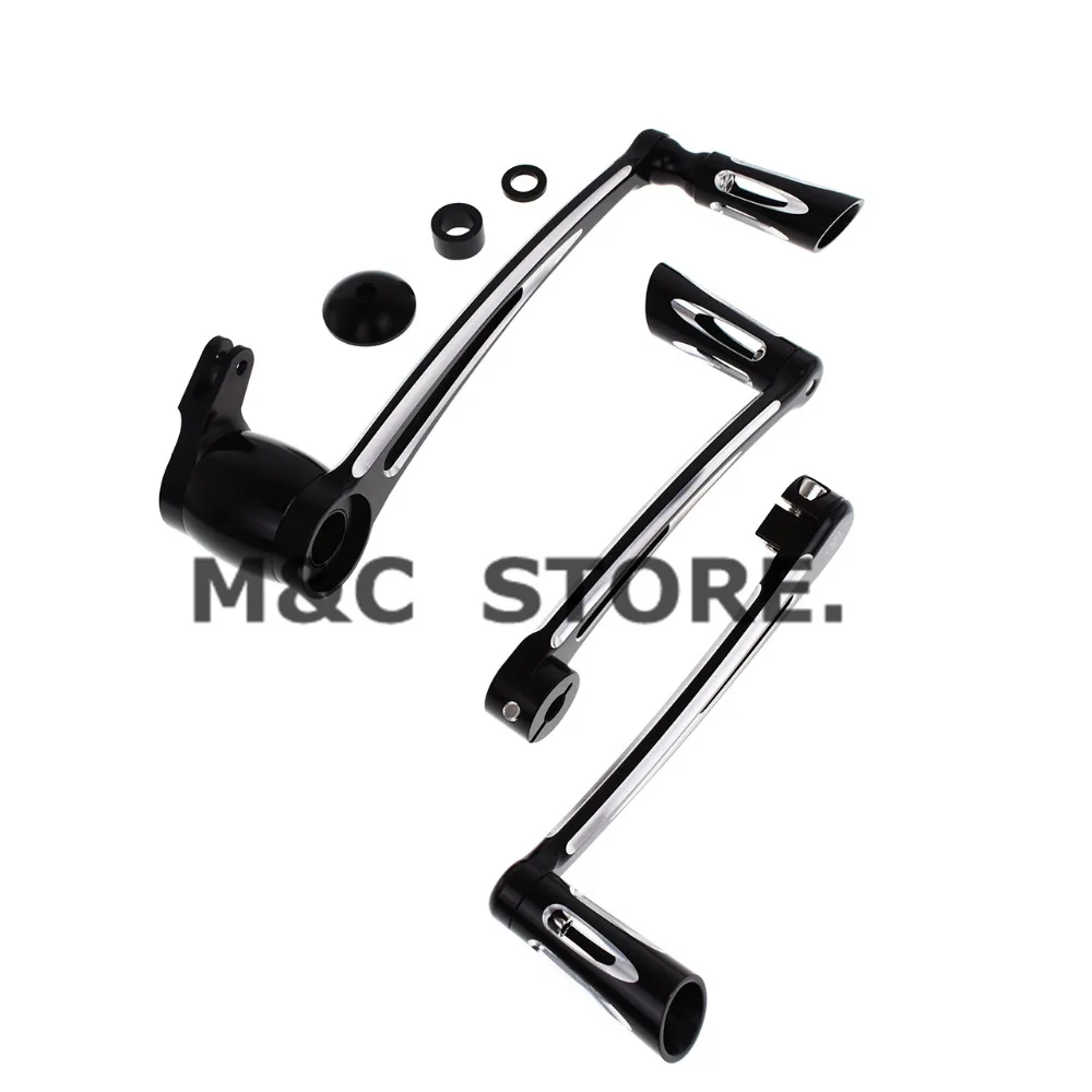 Черный половица Передняя Задняя ножка Peg тормозной рычаг комплект переключения