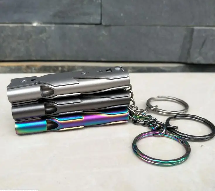 EDC снаряжение экстренное Выживание свисток брелок для пеших прогулок кемпинга