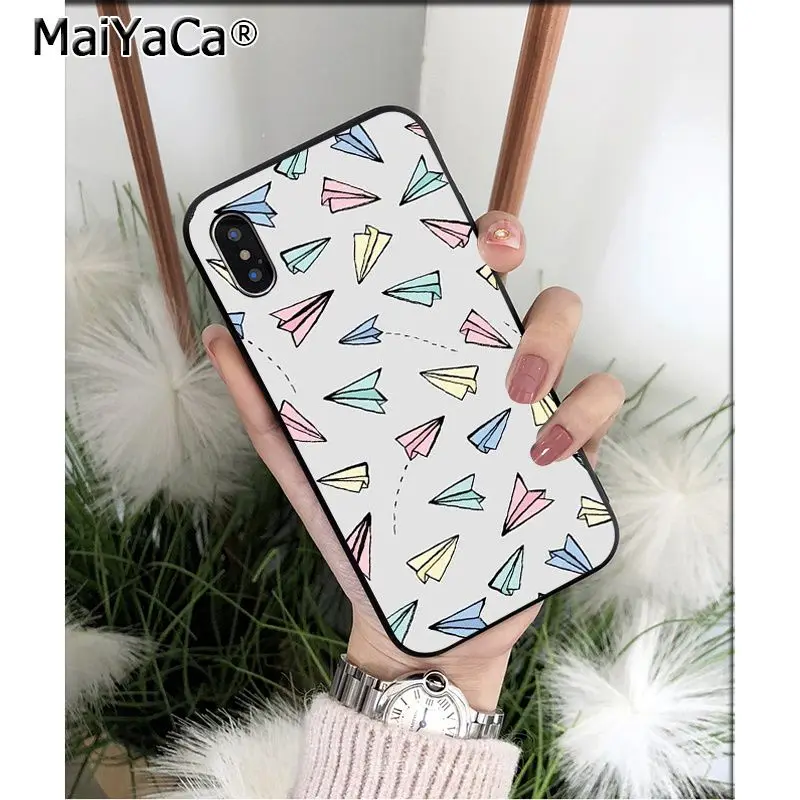 Силиконовый чехол MaiYaCa для Apple iPhone 8 7 6 6S Plus X XS MAX 5 5S SE XR|Чехлы-накладки| |