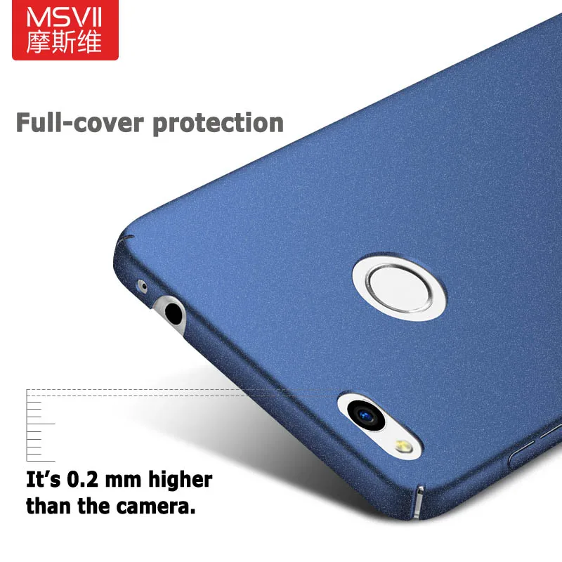 Роскошный чехол MSVII для huawei honor 8 lite с полной защитой жесткая стильная задняя