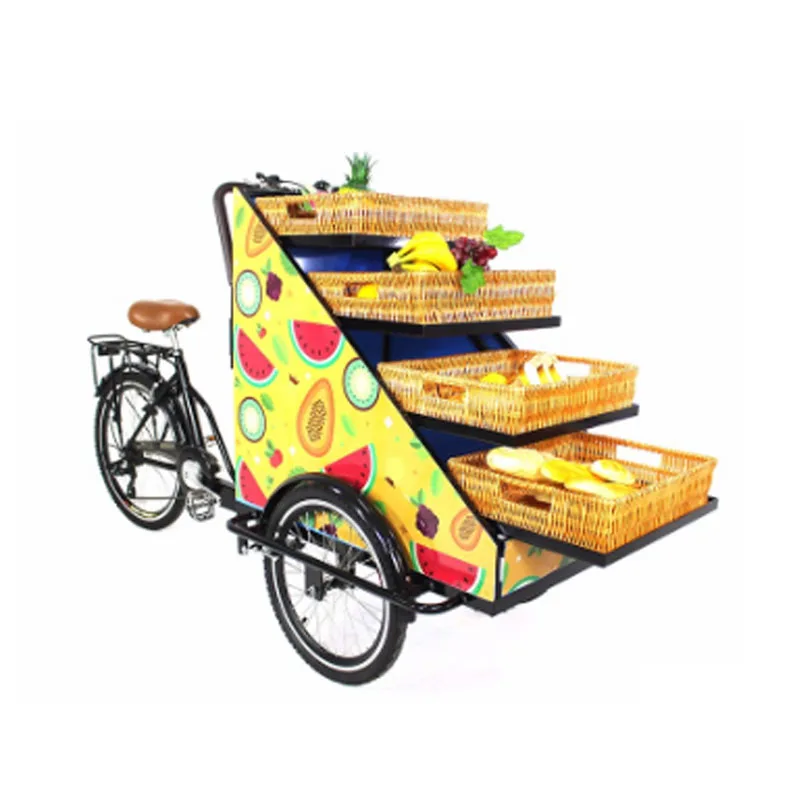 Европейский взрослый семейный грузовой велосипед кофе Байк 3 колеса