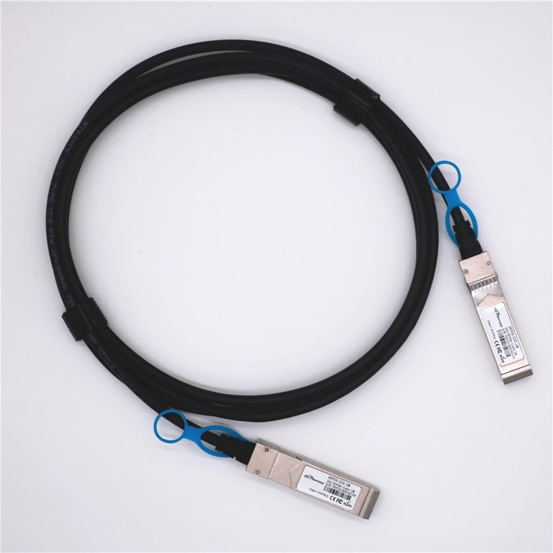 SFP28 Пассивный кабель DAC 25 ГБ/сек. прямой медный Twinax 2 м 30AWG для Ubiquiti Mikrotik Zyxel Arista |