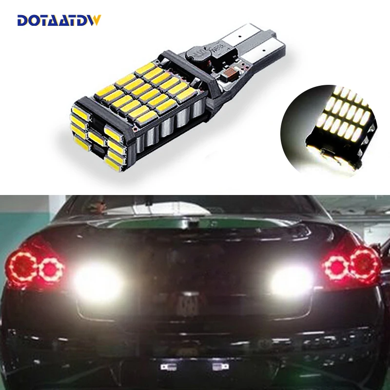 

1x T15 W16W LED 4014 Chip Canbus backup reverse light lamp For Infiniti G25 QX50/60 M37 M25L FX50 JX35 EX37 EX25 FX37 FX35 G37