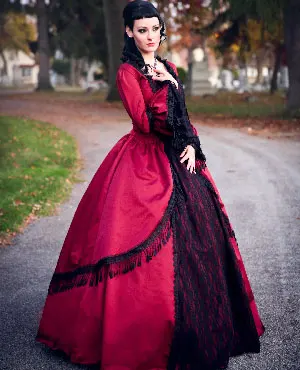High Quality Marie Antoinette Penny Dreadful Renaissance Vampire Dress Gown Theatre | Женская одежда
