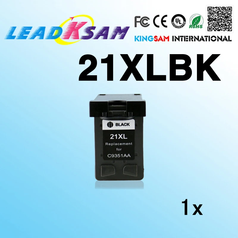 Картридж с черными чернилами совместимый hp21 21XL C9351AN D2330/D2360/D2460/F310/Fax1250 1 шт.|cartridge