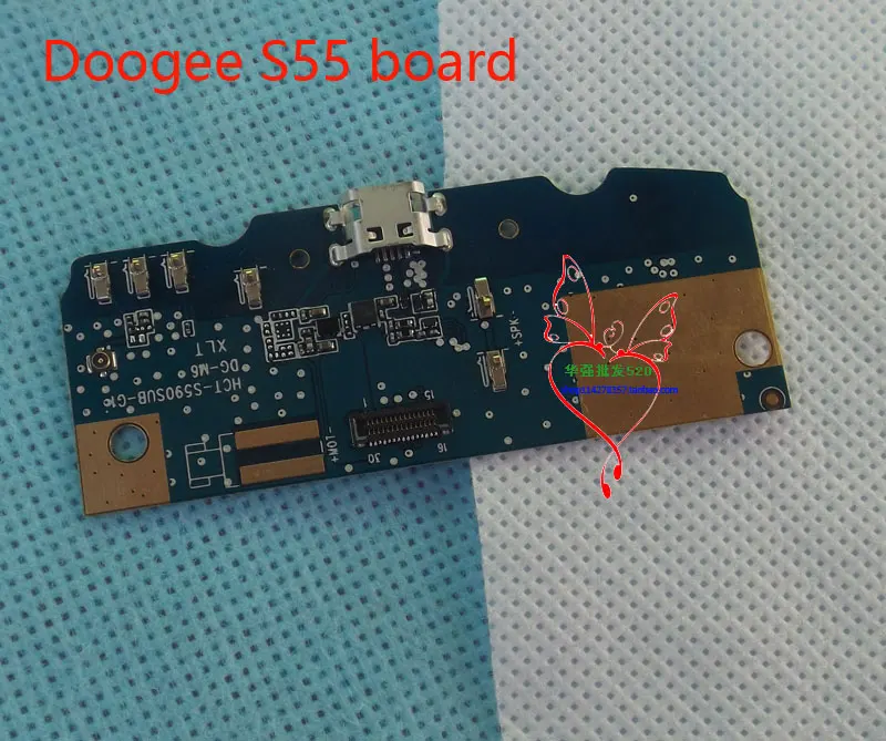 USB плата DOOGEE S55 Lite с микрофоном и кнопкой Домой для зарядного устройства S55|Шлейфы