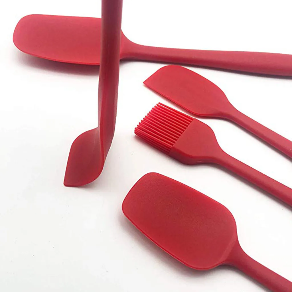 Набор шпателей силиконовый антипригарный скребок для кухни выпечки