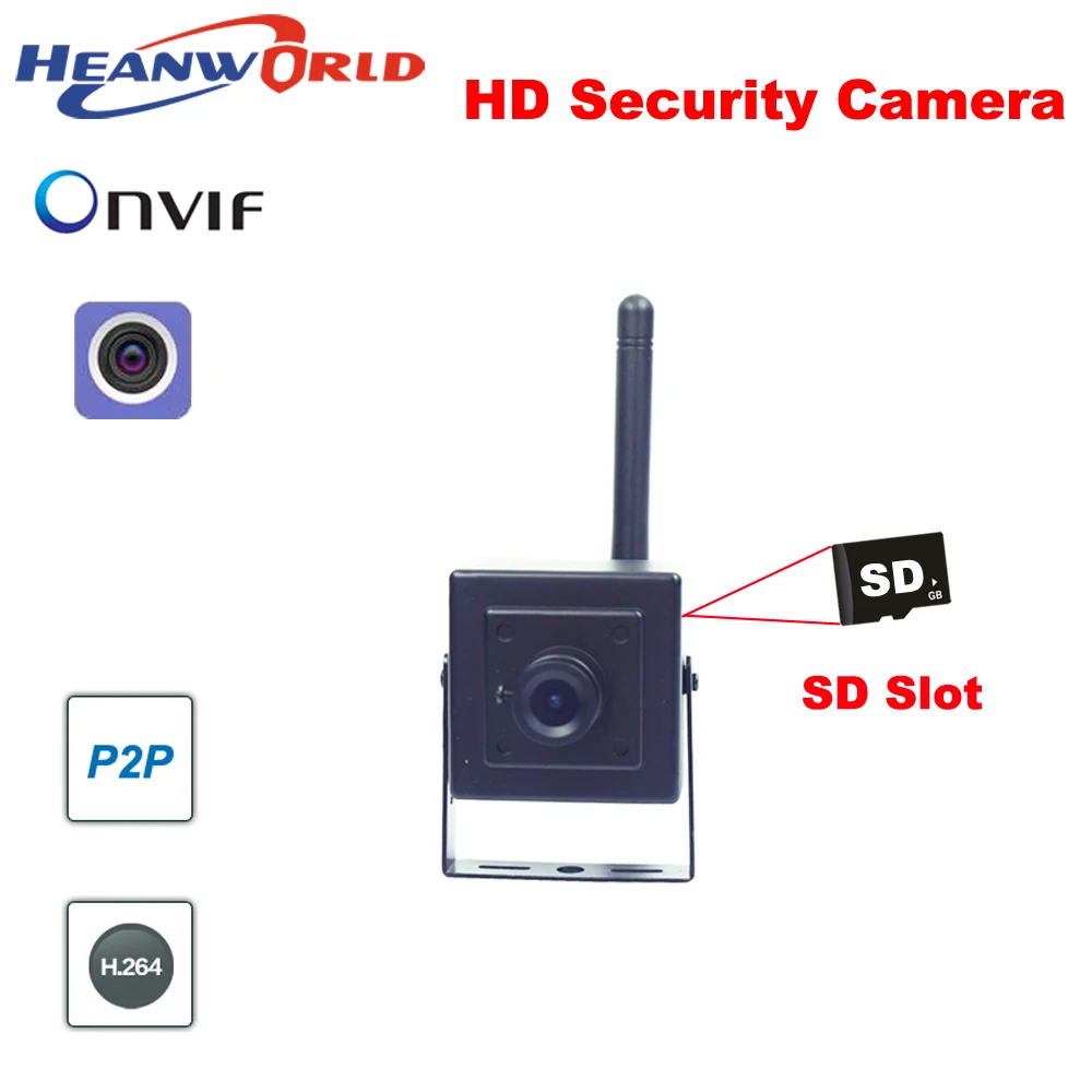 Heanworld 1080P мини IP камера wifi P2P ip Onvif HD Беспроводная системы видеонаблюдения Система