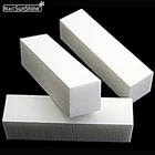 Высококачественные 10 шт.лот белые буферы для дизайна ногтей Шлифовальный Блок Губка для ногтей пилка для удаления кутикулы инструменты для маникюра