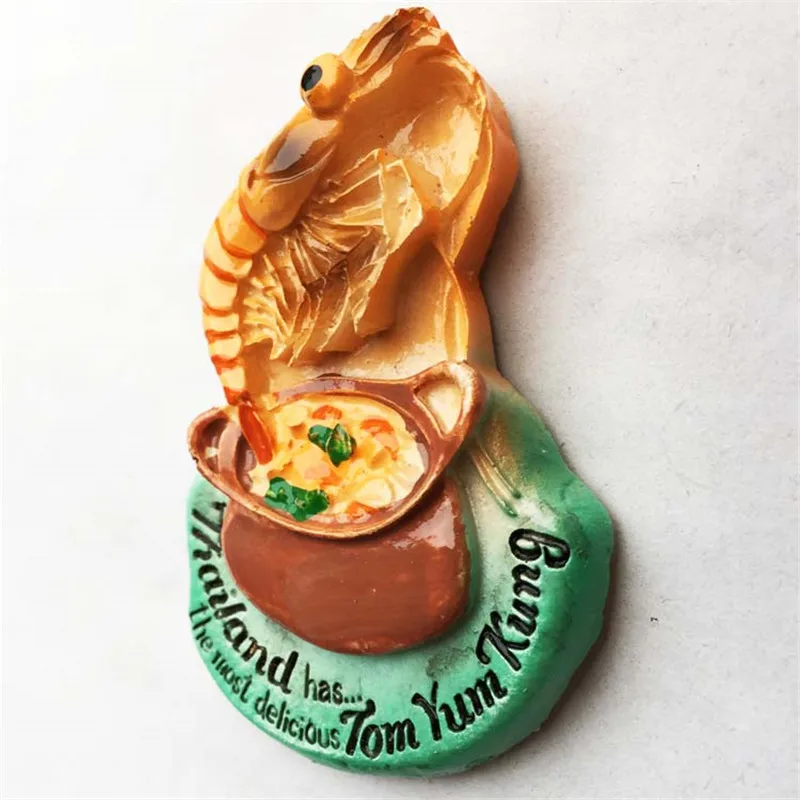 Tom Ням Кунг-форма наклейка на холодильник тайские закуски магниты украшение для