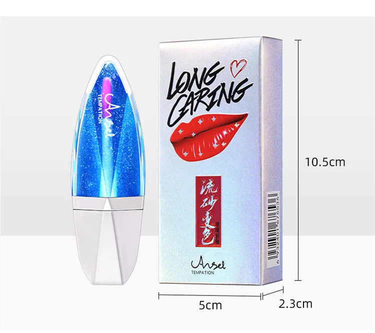 99% Natural Moisturizing Starry Lip Gloss Lipstick Red Color Temperature Transparent Jelly Long-lasting Lip Makeup Lipstick