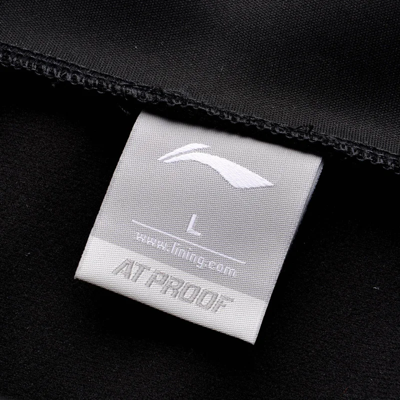 Мужской свитер Li-Ning классический спортивный топ из 100% полиэстера с длинным