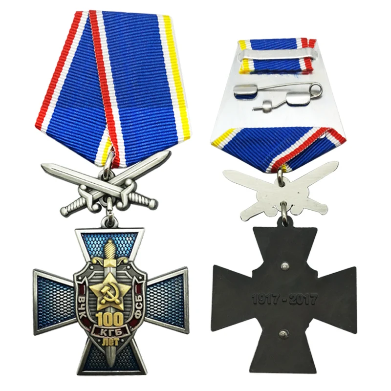 Военный Медальон из цинкового сплава с индивидуальным дизайном и Полиэфирной