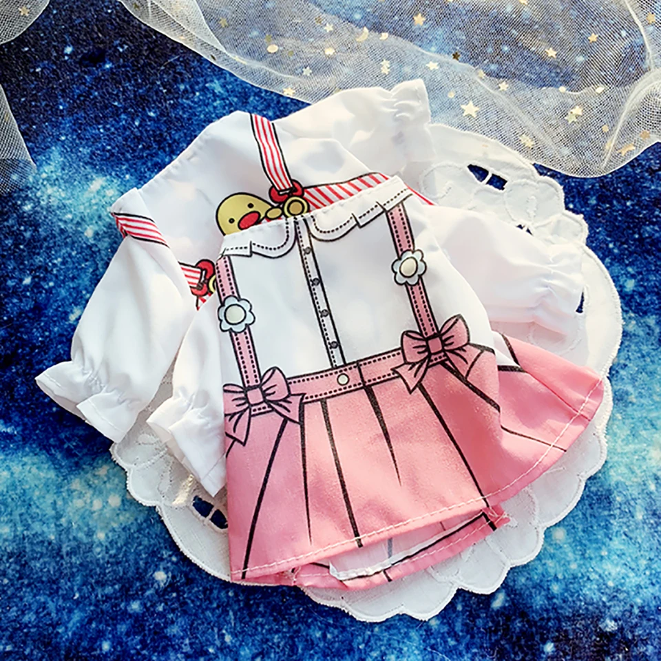 Cataleya BJD Кукла Одежда 1/4 гигантский ребенок свободный рукав пузырь принт кукла футболка одежда