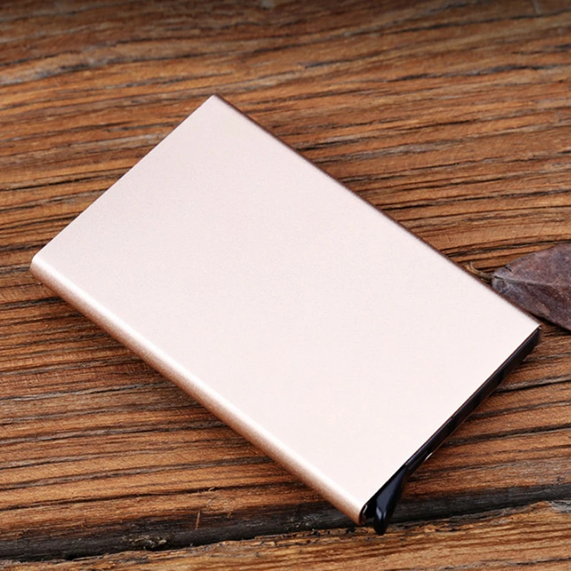 BERNO Fly Противоугонный Rfid кошелек металлический блокирующий автоматический