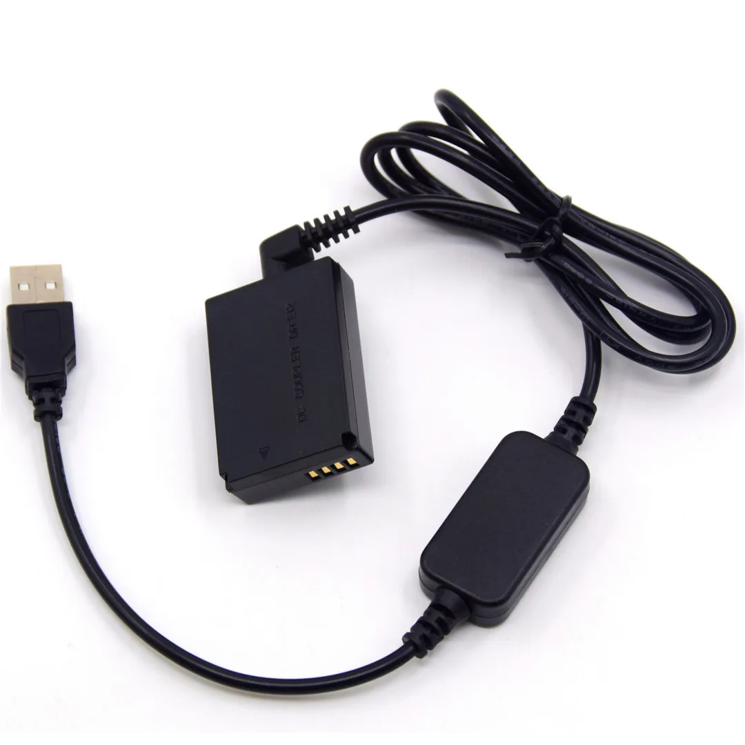 5 в USB зарядное устройство кабель ACK-E12 мобильный Банк питания+ DR-E12 DC муфта LP-E12 манекен батарея для Canon EOS M EOS M2 M10 M50 M100 камера