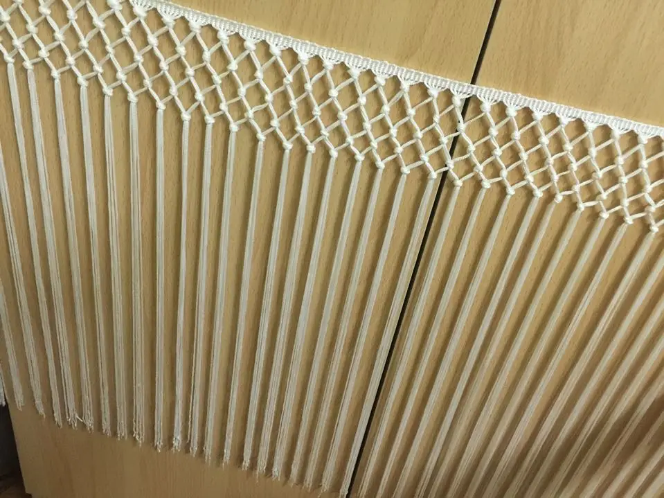 DIY вискоза кружевная бахрома с кисточками Этническая кружевная отделка 40 см шитье латинское платье национальная сценическая одежда занавеска декоративная