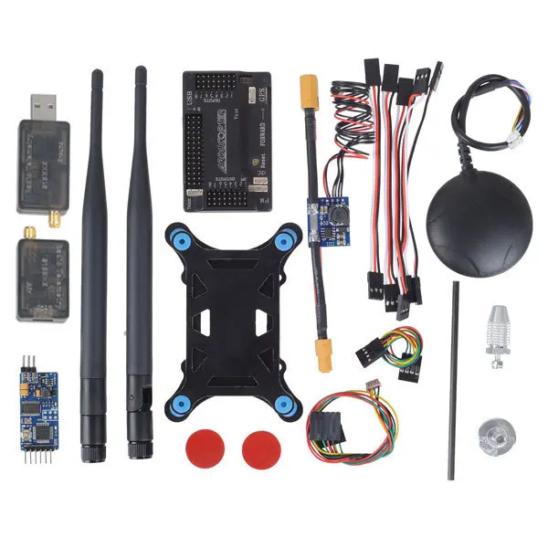 Apm2.6 915 мГц ArduPilot полет контроллер APM 2.6 + Ublox 6 м GPS ж / компас PM 3DR телеметрии OSD |