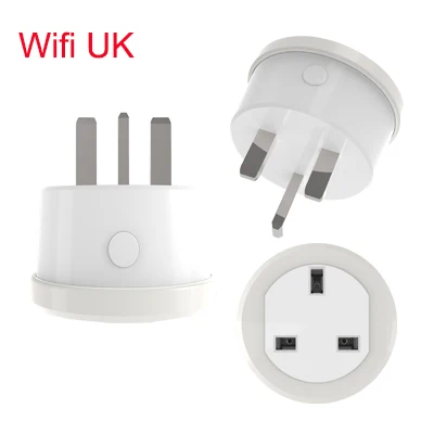 WIFI UK PLUG Coolcam умная розетка Wifi умная розетка ЕС Франция США Великобритания Корея Польша вилка работает с Google Home Mini Alexa IFTTT Smart Life - Цвет: WIFI UK PLUG