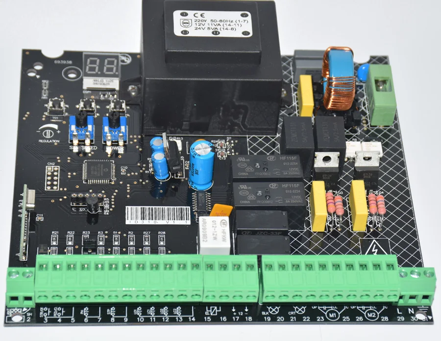 LPSECURITY 240V AC ПИТАНИЕ распашных ворот плата управления