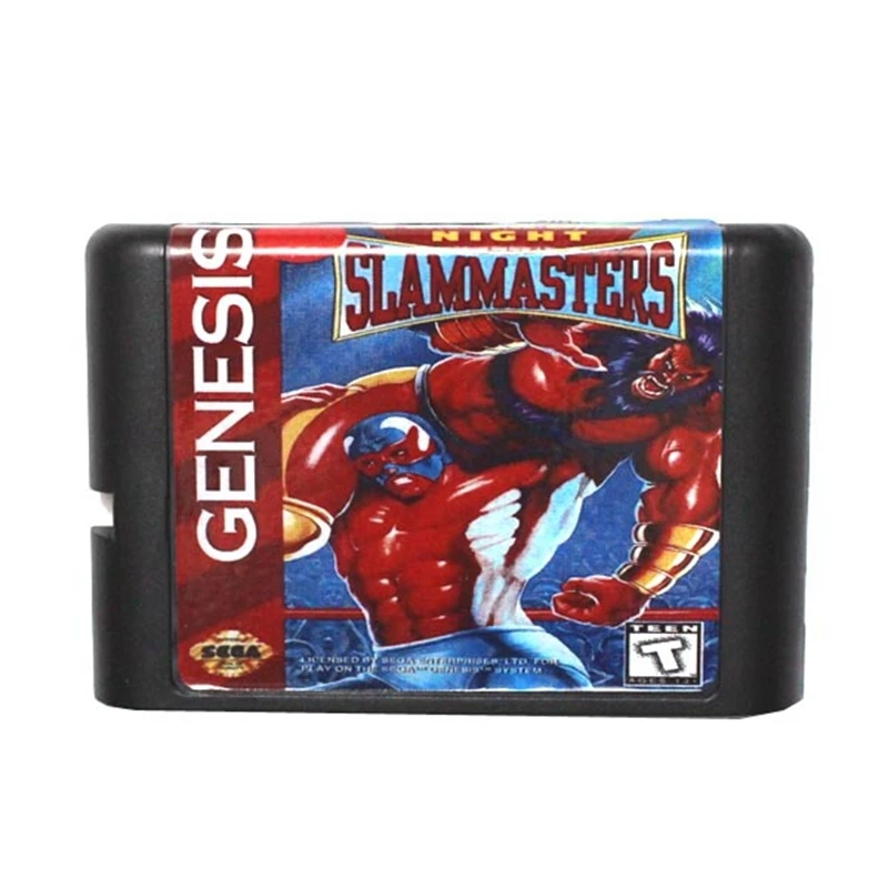 Игра Sega Mega Drive card-Saturday Night Slammasters для 16 бит игра Sega Mega Drive картридж Megadrive Genesis система