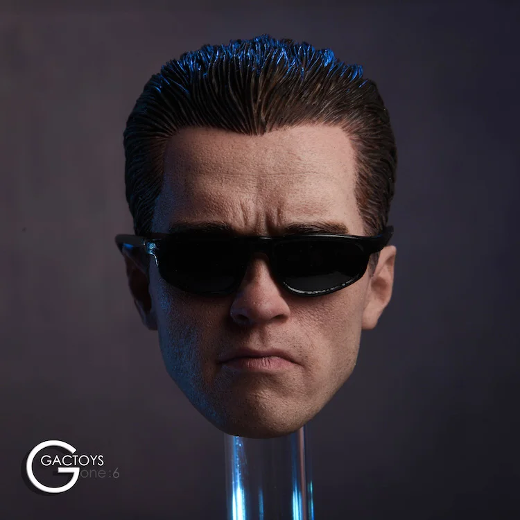 Gactoys 1/6 весы глава лепить Арнольд T-800 с солнцезащитными очками | Игрушки и хобби