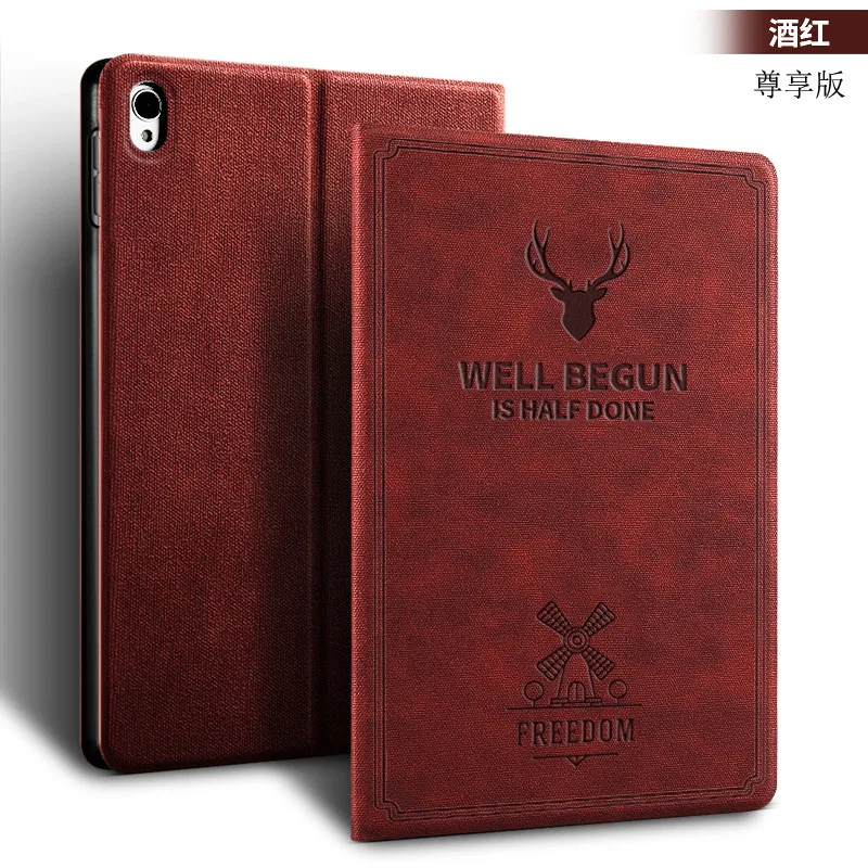 wine red Для нового IPad Pro 11 дюймов защитный чехол Мягкий силиконовый чехол для задней панели защита всего тела из искусственной кожи планшет Cvoer Fundas - Цвет: wine red