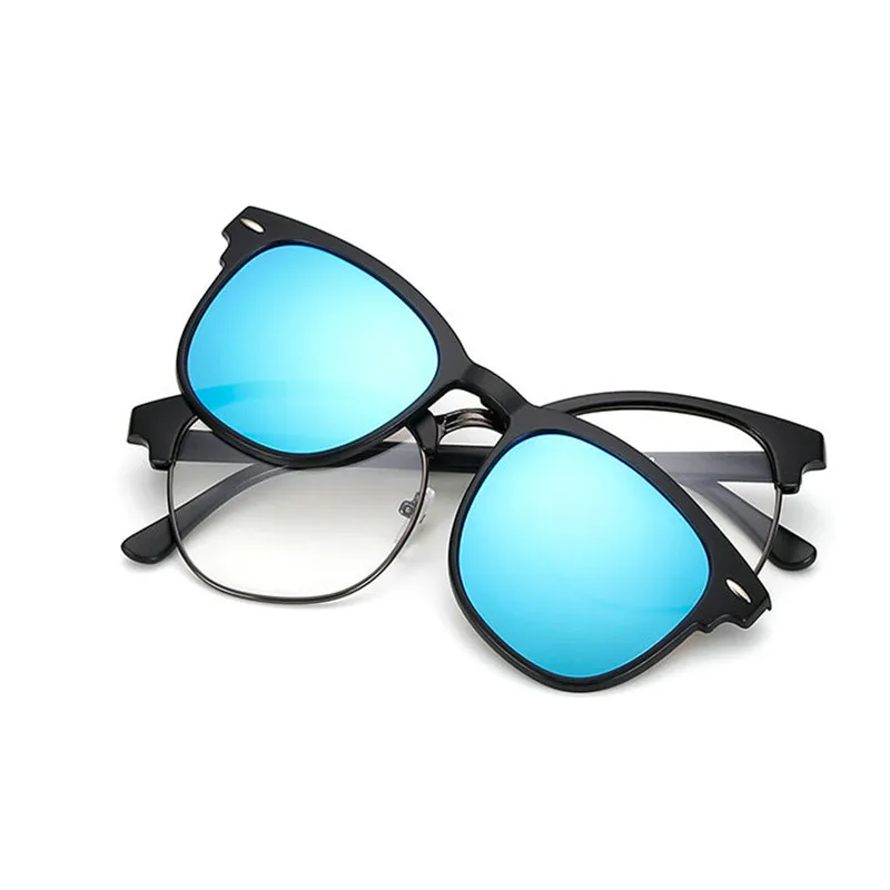 2019 Multi клипы очки магнитный зажим на солнцезащитные Для мужчин женщин