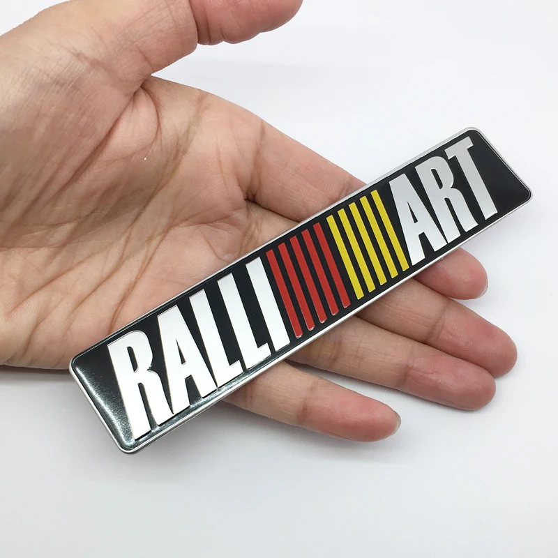ANTINIYA RALLIART Car Aluminum Sticker Decal Emblem Accessories For mitsubishi lancer asx outlander pajero galant | Автомобили и