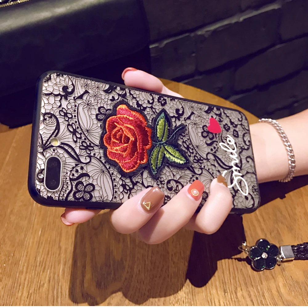 Чехол для Apple iPhone 7 6 s 8 плюс 5 х Роуз Цветочный узор чехол все включено чувствовать