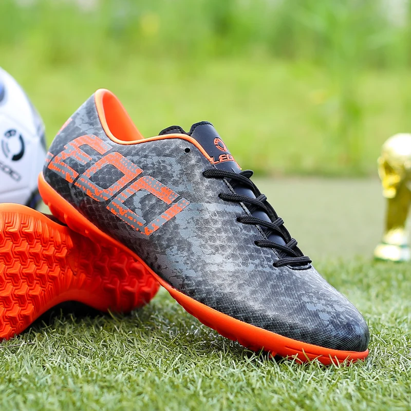 Мужские профессиональные футбольные бутсы TF подростковые Voetbal тренировочные