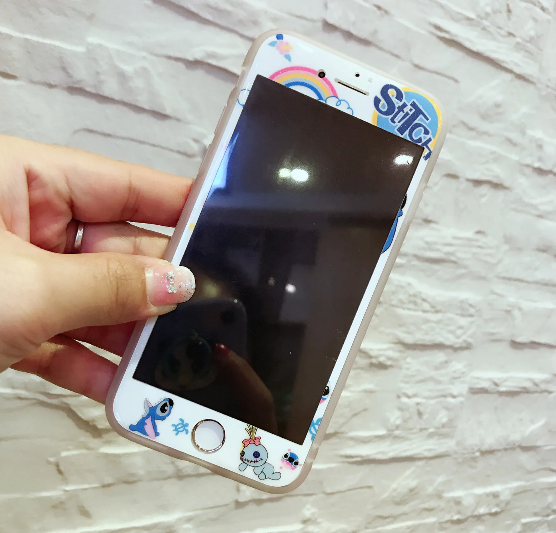Защитное стекло для iPhone 8 7 6 6s Plus Закаленное стекло Защитная пленка закаленное стекло стежка Единорог узор