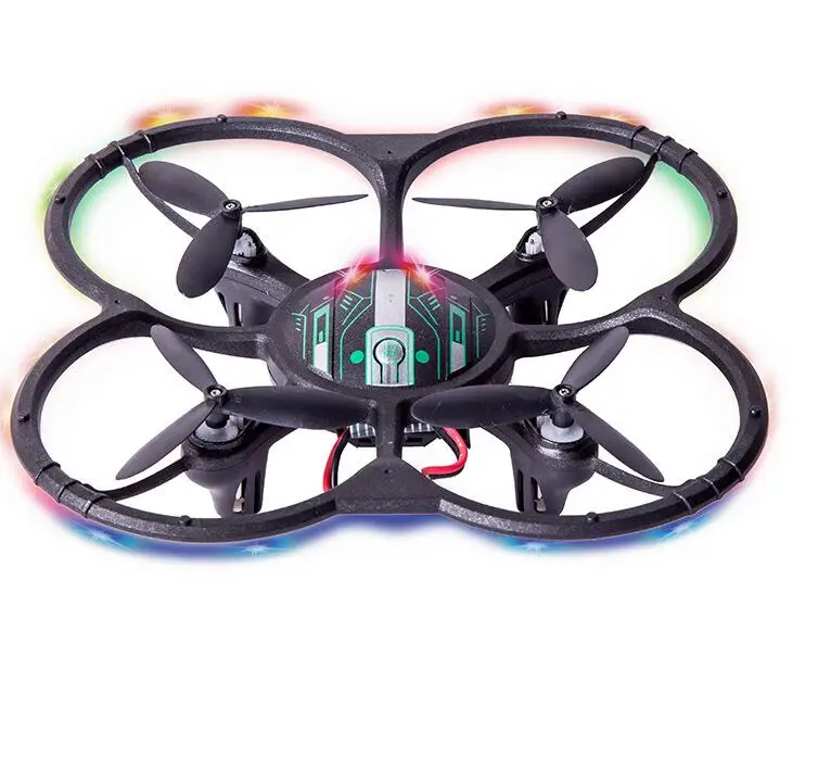 Лидер продаж WI FI FPV двойной Управление Радиоуправляемый Дрон 2 4 г 4CH 100 м высота