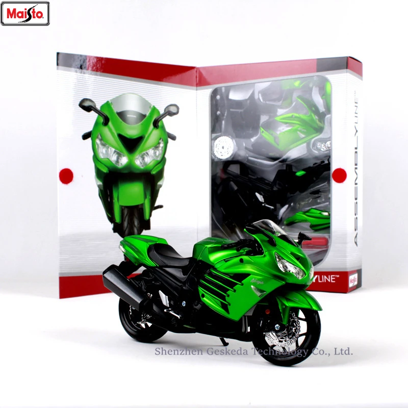 Maisto 1:12 Kawasaki ZX-14 собранная модель мотоцикла из сплава модель мотоцикла собранная DIY игрушка инструменты