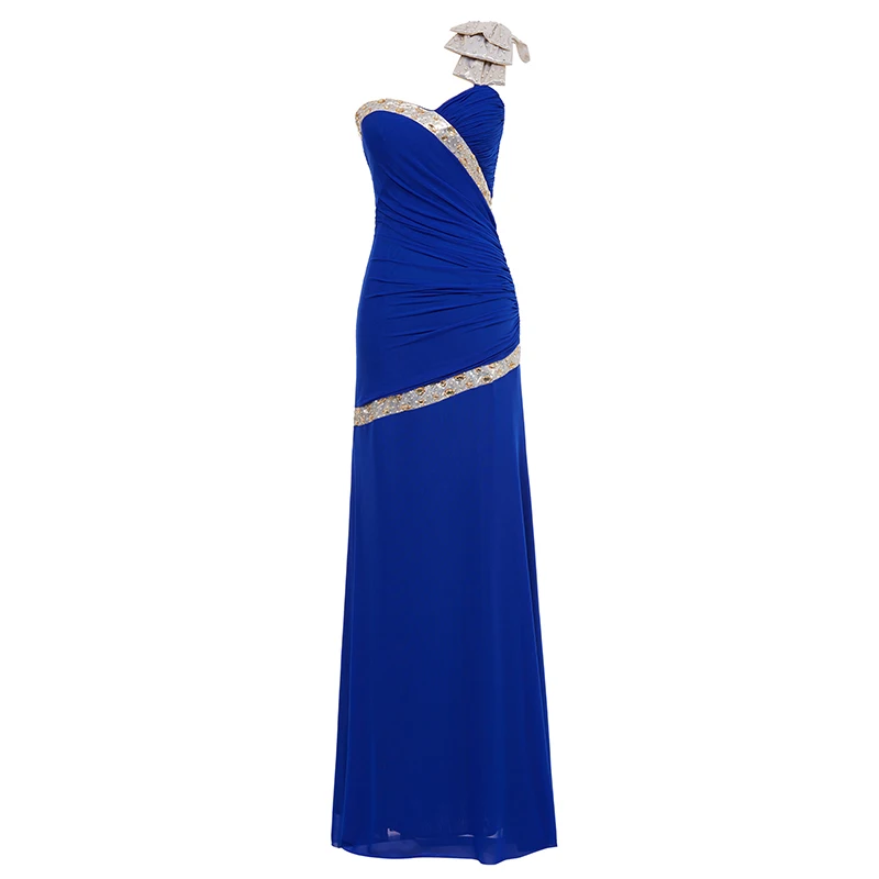 Женское вечернее платье с бантом на одно плечо без рукавов|one shoulder evening dress|evening