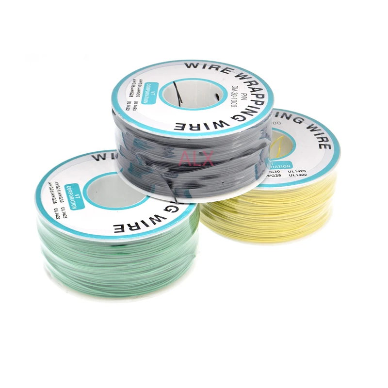 5 цветов P/N B-30-1000 30AWG цветной упаковочный провод джампер кабель гибкий ПВХ