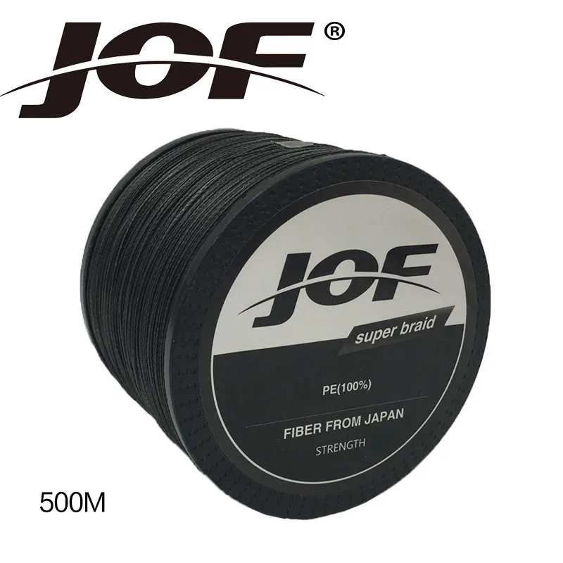 Плетеная многонитевая рыболовная леска JOF 8 нитей 500 м|jof 8strand|fishing line500m braided |