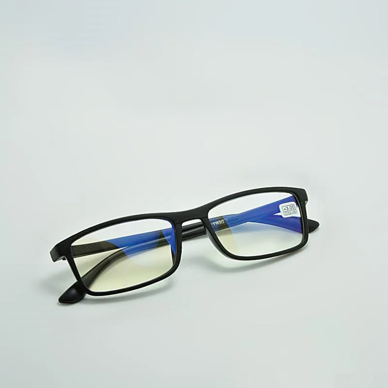 Оправа для чтения с диоптрией для женщин и мужчин, оптические очки с защитой от синего излучения TR90, диоптрии 1.0, 1.5, 2.0, 2.5, 3.0, 3.5, 4.0 и выше.