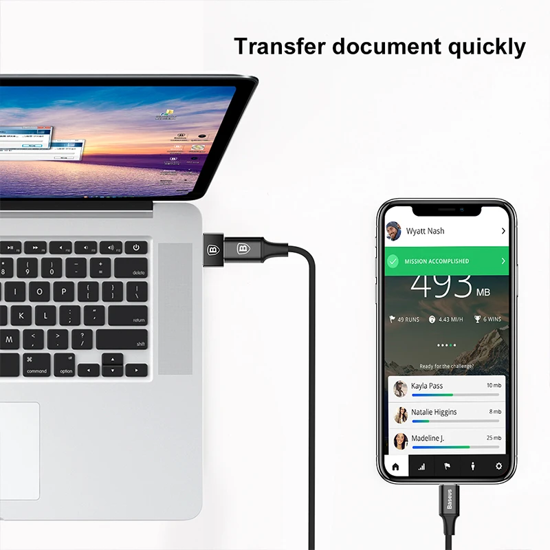 Baseus USB папа к Type C Женский адаптер OTG комбинезон для Samsung S9 Plus Macbook Xiaomi mi max 3 кабель