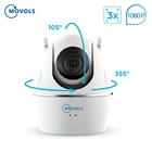 Movols Baby Monitor 3x оптический зум 1080P WiFi камера 2,4G5G 2MP Full HD панорамированиенаклон видео наблюдение домашняя камера K3x-2MP