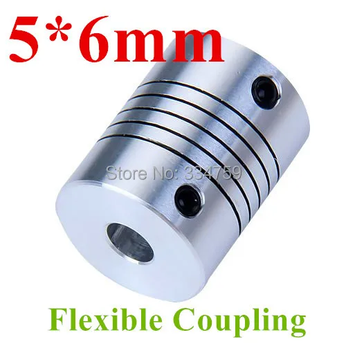 

4 pcs Flexible coupling coupler 6mm to 5mm shaft coupling OD19mm*25mm flexible shaft 5mm 6mm for cnc parts stepper motor