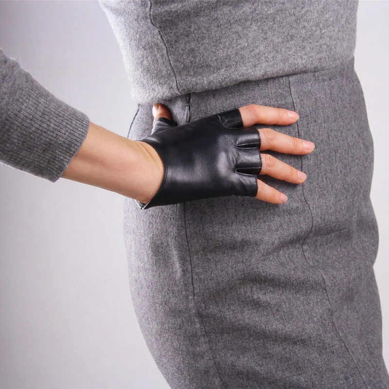 Перчатки без пальцев женские из натуральной кожи|gym fitness gloves|gloves femalewomen genuine leather