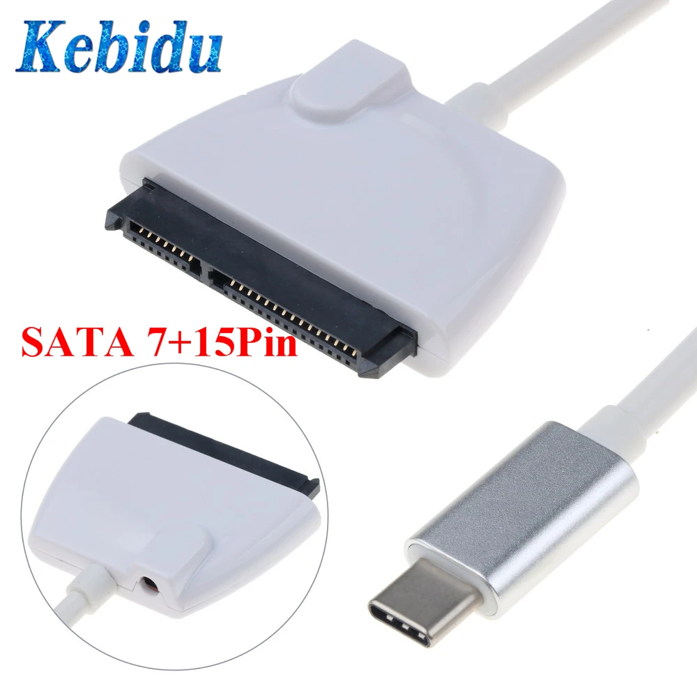 Kebidu USB 3 1 SATA III HDD SSD IDE/SATA Кабель адаптер 10 Гбит/с Тип C для 2 5 дюйма Жесткий диск