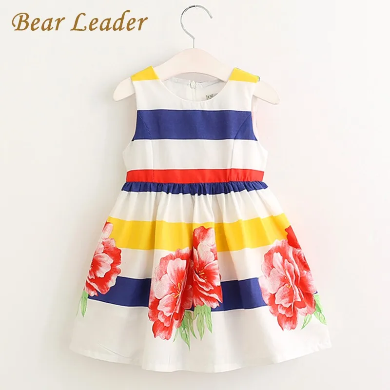 Bear leader/платья для девочек Новинка 2019 года летнее платье в богемном стиле