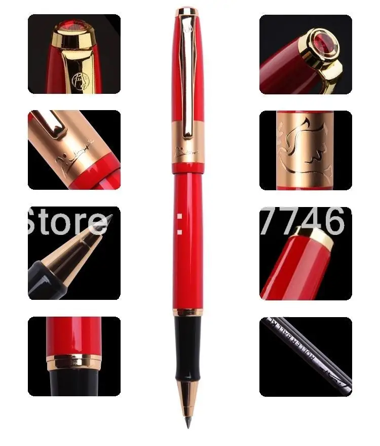 

Picasso 923 Braque series Multi-color selection roller ball Pen gift the school office supplies. black blue red optional