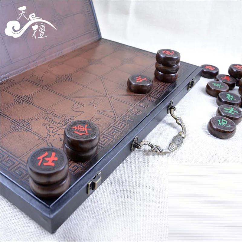 BSTFAMLY китайские шахматы Rosewood Fold 32 шт./компл. старая игра Go Xiang Qi международные шашки