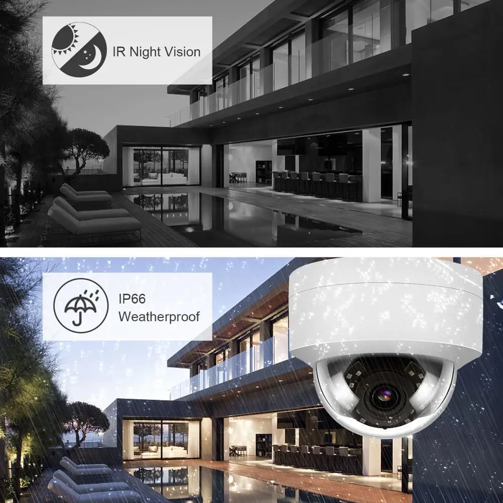 Купольная ip камера Hikvision OEM 16 каналов 5 МП NVR H.265 POE 4K 8/16 шт.|Система наблюдения| |
